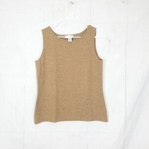 Don caster tan Scottish cashmere sweater